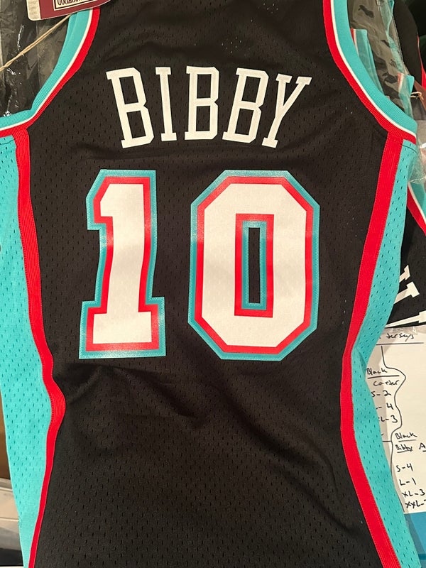 Vancouver Grizzlies Mike Bibby Black Jersey-NBA NWT