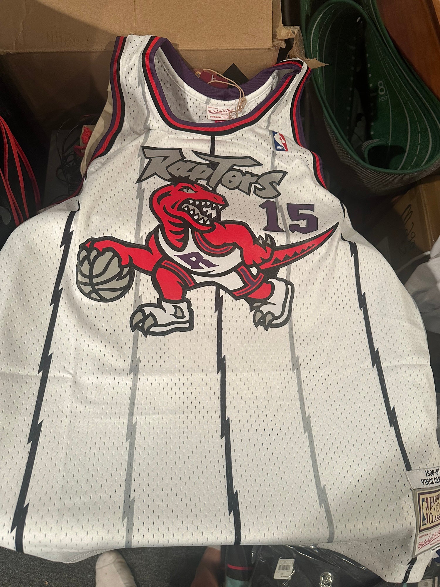 Mitchell & Ness 75th Platinum Swingman Vince Carter Toronto Raptors 1998-99 Jersey