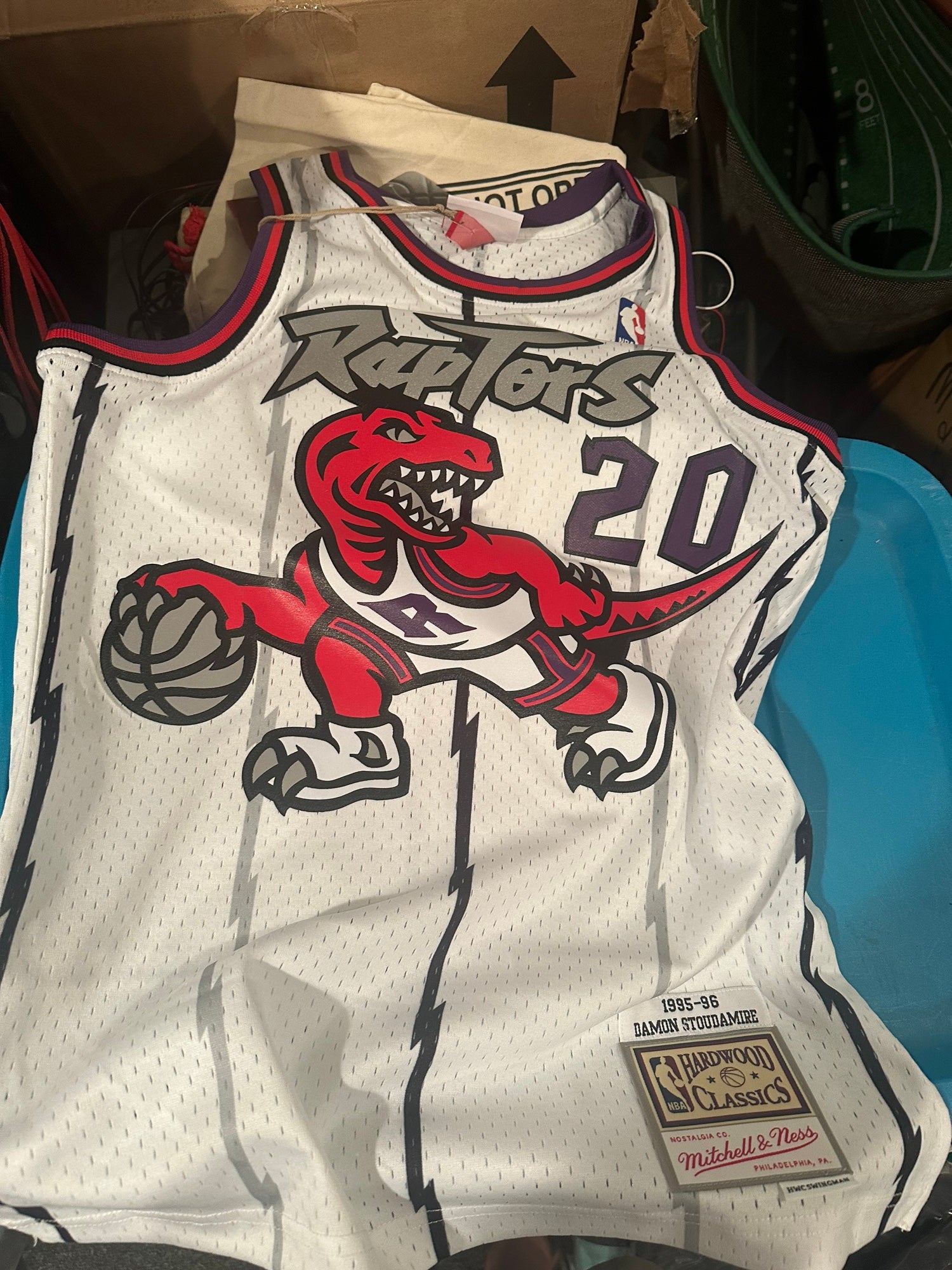NEW Mitchell & Ness Damon Stoudamire Toronto Raptors Swingman Basketball  Jersey