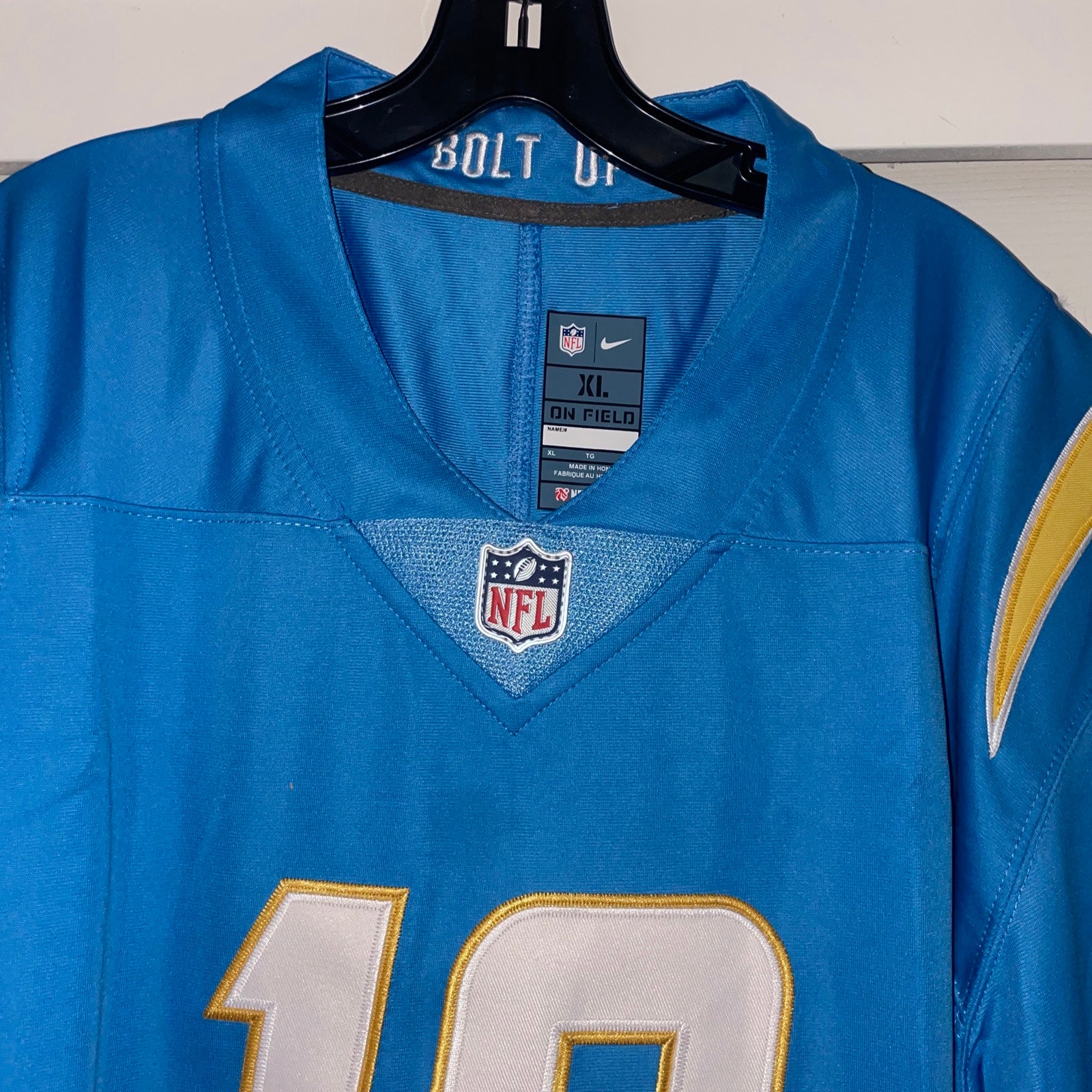 Justin Herbert Los Angeles Chargers men's large NFL jersey