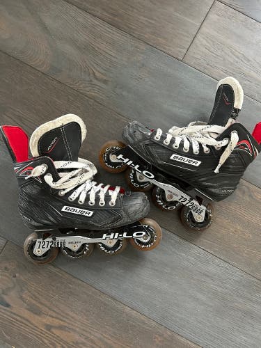 Used Bauer  Size 4 Vapor XR400 Inline Skates
