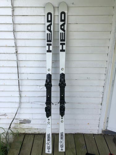 2022 Head GS 186cm R25 Racing Skis w/ 16din Bindings