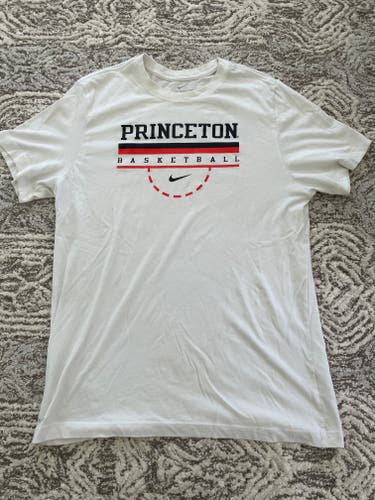 White Princeton Basketball Nike Dri-Fit Tee (Large)