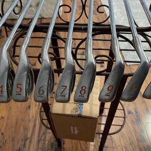 Powerbilt TPS Irons and Persimmon Head Woods