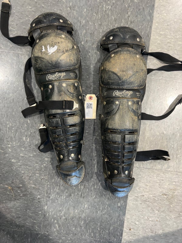 Used Rawlings Catcher's Leg Guards