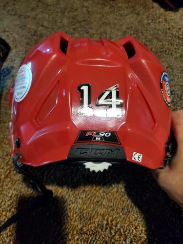 Red  Medium CCM FL90 Helmet