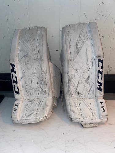 Used 28" CCM Premier P2.5 Goalie Leg Pads