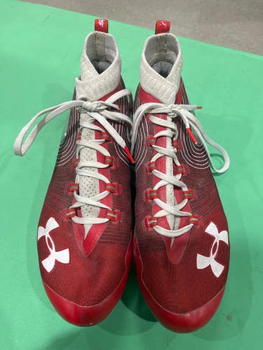 Used Men's 10.0 (W 11.0) Under Armour Mid Top Cleats