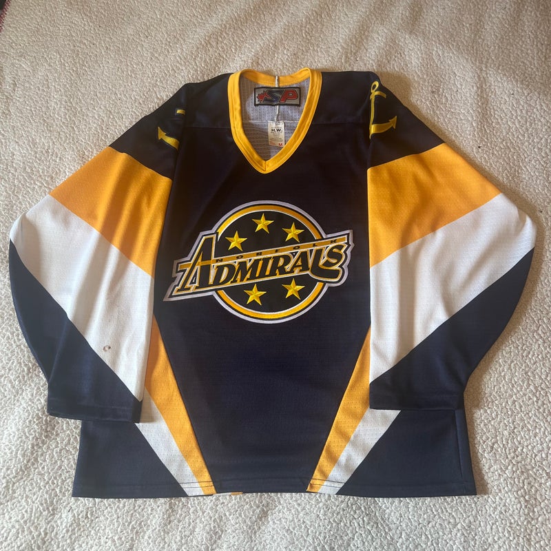 Shirts, Vintage Milwaukee Admirals M Sport Hockey Jersey Mens Size S Blue  Ahl Ihl Rare