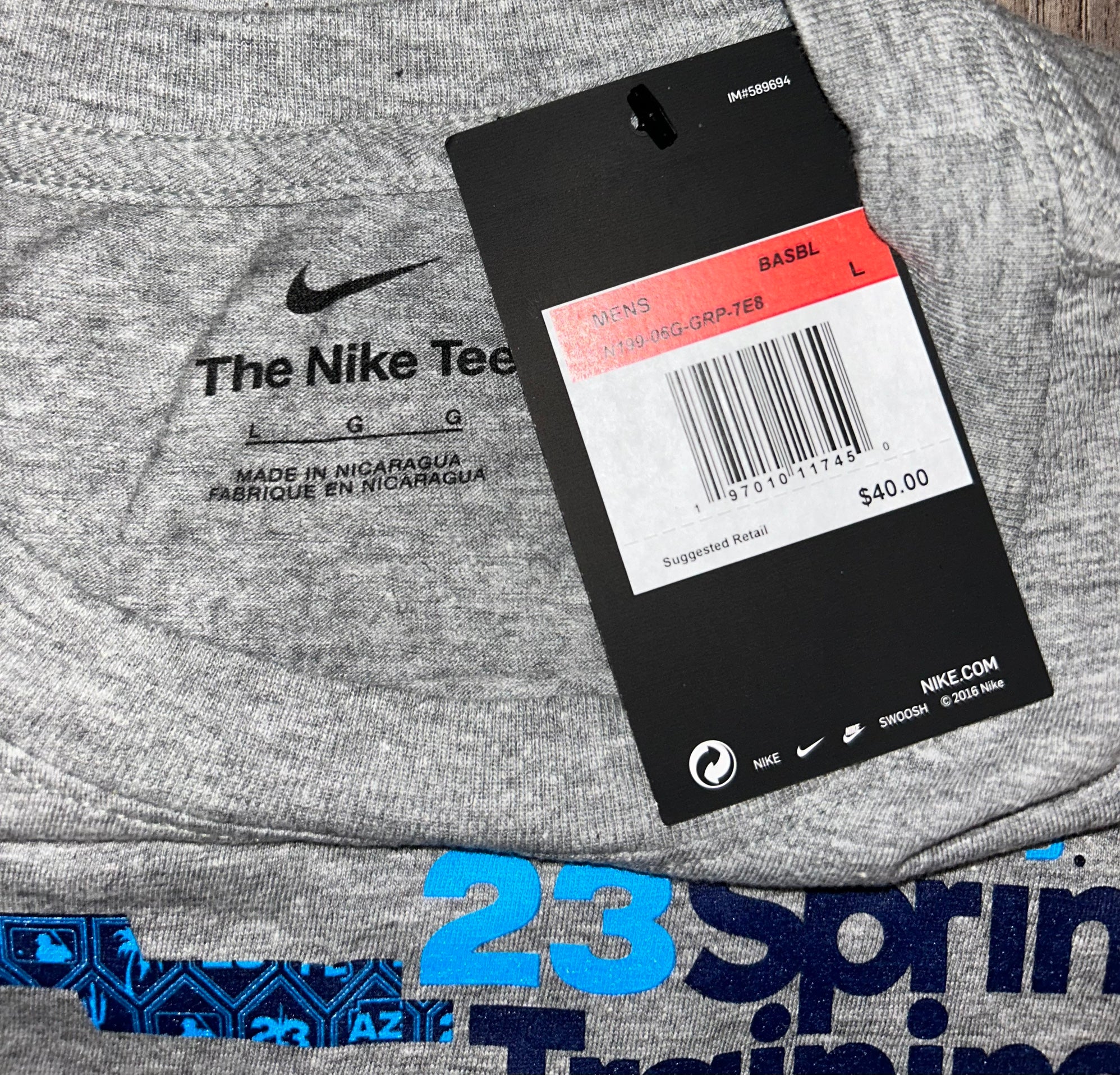 Nike New York Yankees MLB Grapefruit League Spring Training T-Shirt Mens  Size XL