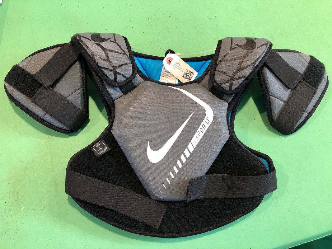 New Youth Nike Vapor LT Lacrosse Chest Shoulder Pads Size XS Extra