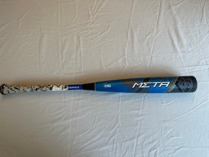 Used BBCOR Certified 2020 Louisville Slugger Composite Meta Bat (-3) 28 oz 31"