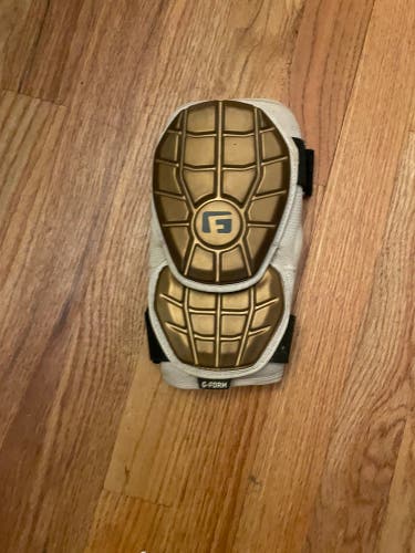 Youth Gold And White G-Form Elbow Gaurd