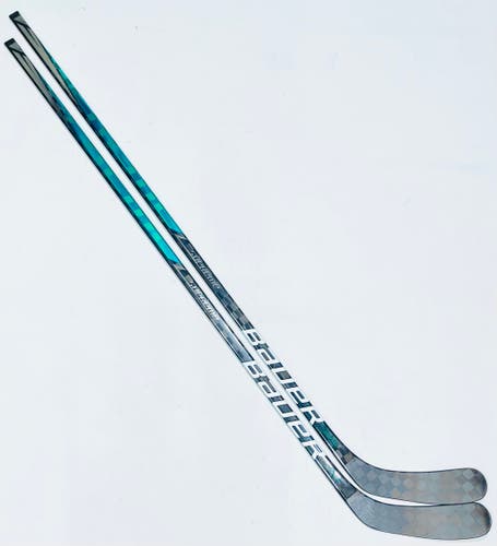 New 2 Pack Jamie Benn Custom Green Bauer Supreme Ultrasonic (2N Pro Build) Hockey Stick-LH-95 Flex