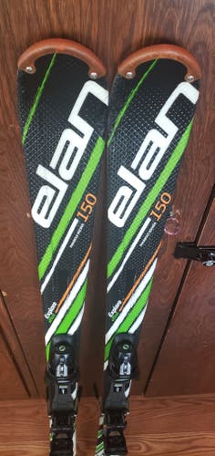 150cm Adult SKIS Elan EXPLORER e-RISE w/ELAN ESP10 BINDINGS *USED* GOOD CONDITION