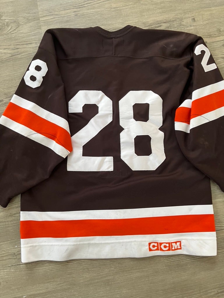 CCM, Shirts, Quebec Nordiques Ccm Jersey Joe Sakic Nhl Hockey Retro  Throwback Xl54 Made