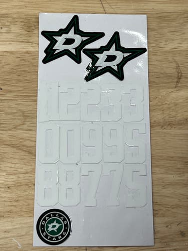 Dallas Stars Retail Helmet Decals