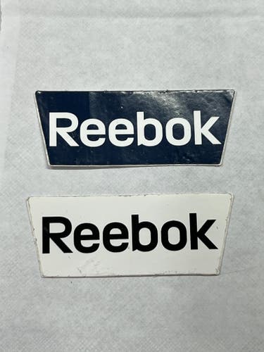 Reebok Front Helmet Decals -  Navy & White
