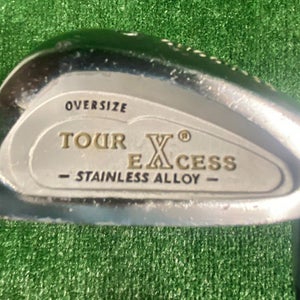 On Course Tour Excess Oversize Stainless Pitching Wedge RH Stiff Steel 36 Inches