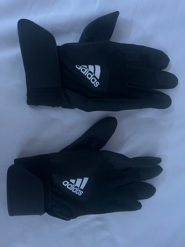 Used Medium Adidas Batting Gloves