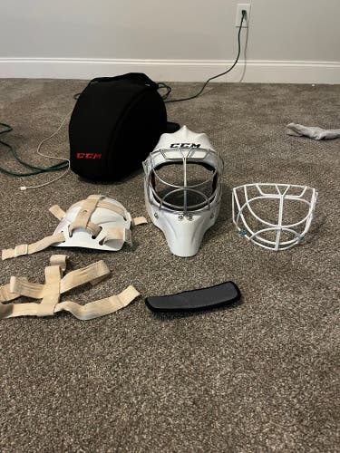 Lightly used CCM Pro Stock GFL Pro Senior Medium Goalie Mask