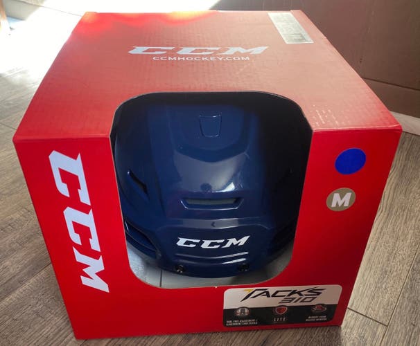 New Medium CCM Tacks 310 Helmet