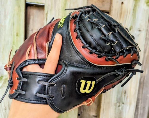 Wilson A2K A2K0BBGPUGDE Baseball Catcher's Mitt 32.5"