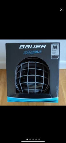 New Medium Bauer IMS 5.0 Helmet