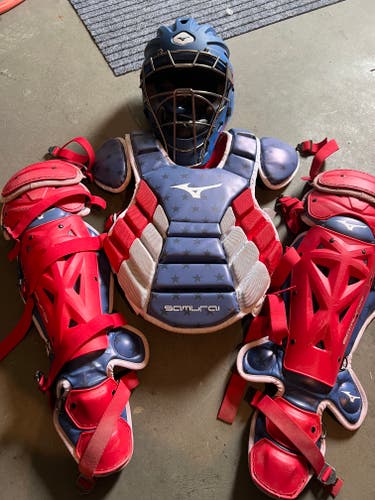 Used Mizuno Samurai Catcher's Set