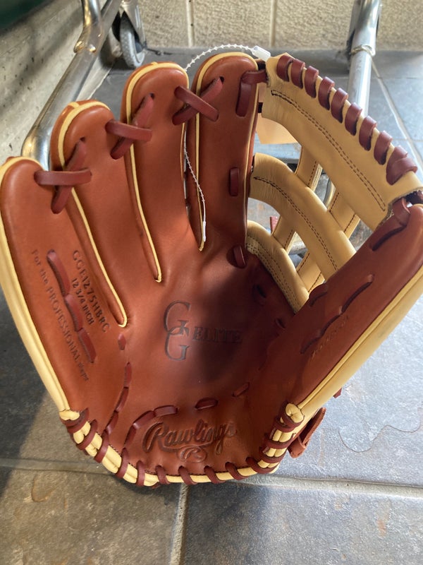 Used Rawlings GOLD GLOVE ELITE GGE1275HB 12 3/4 Leather Baseball Fielders  Glove - Excellent