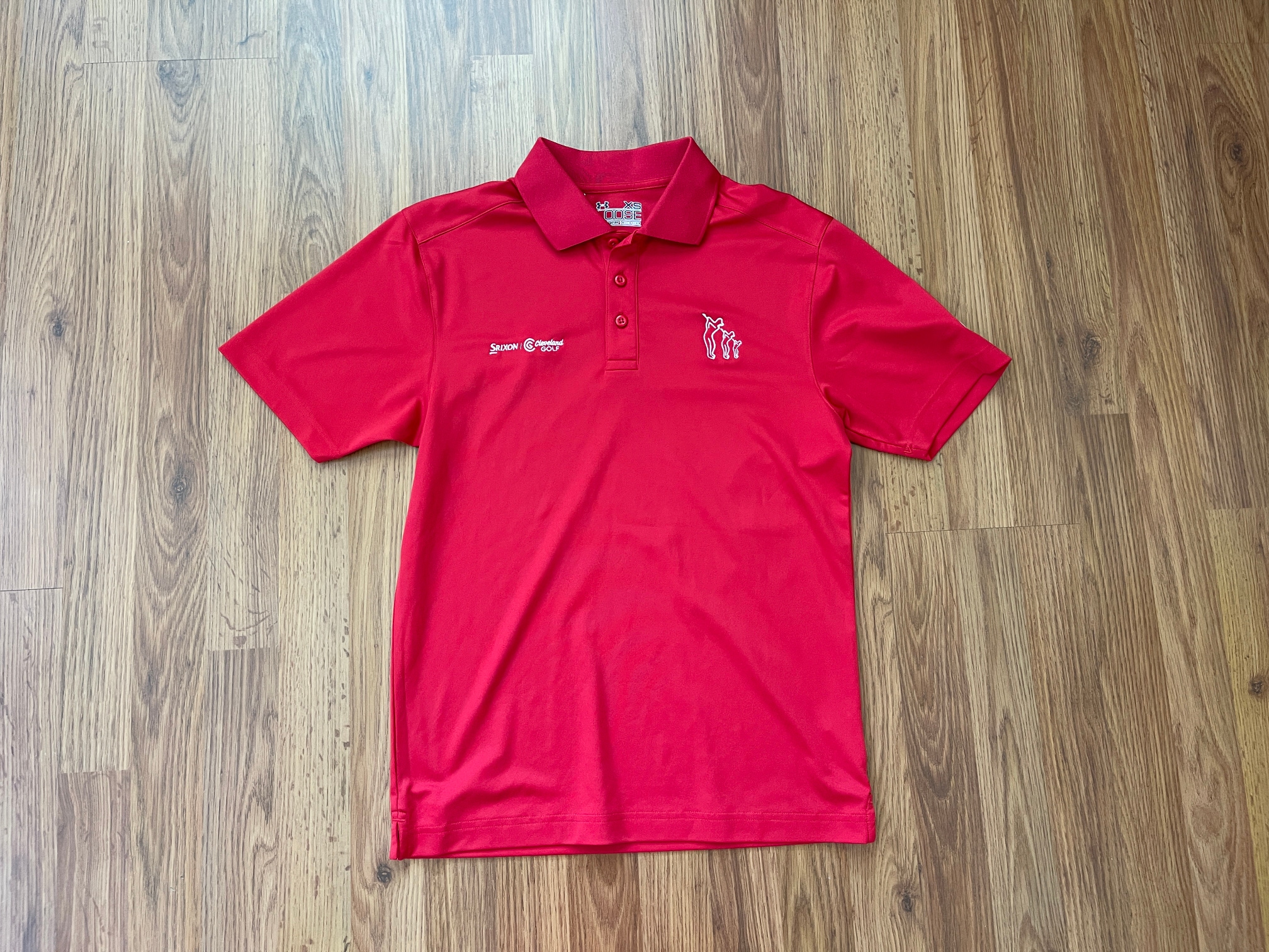 Dan Campbell Junior Golf Academy AZ UNDER ARMOUR Size XS Loose Polo Golf Shirt!