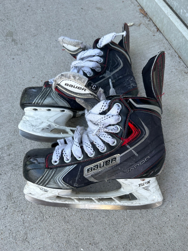 Junior Used Bauer Vapor X80 Hockey Skates D&R (Regular) 3.5