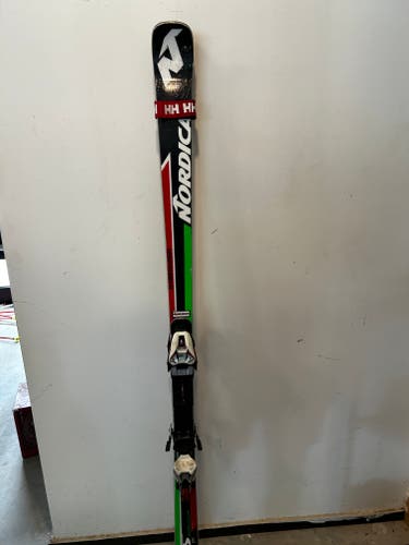 Used 2017 Nordica 177 cm Racing Skis With Bindings