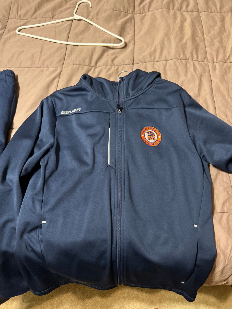 NAHL Team Issued Blue New Medium Bauer Jacket