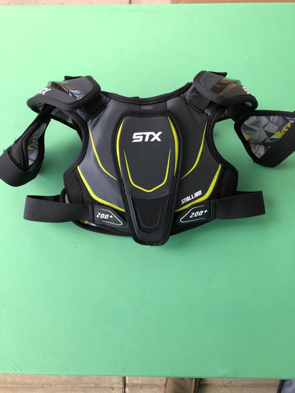 Used STX Stallion 200+ Lacrosse Shoulder Pads (Size: Small) - EKG Certified
