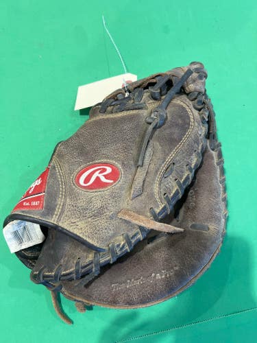 Used Rawlings Player Preferred Right Hand Throw Catcher's Glove 33"