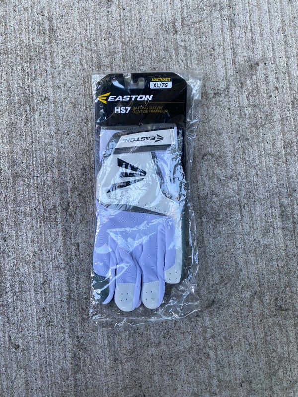 New XL Easton HS7 Batting Gloves