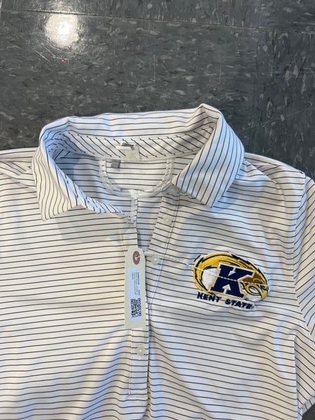 Used Women's Kent State Under Armour Short Sleeve Polo (Size: Medium)