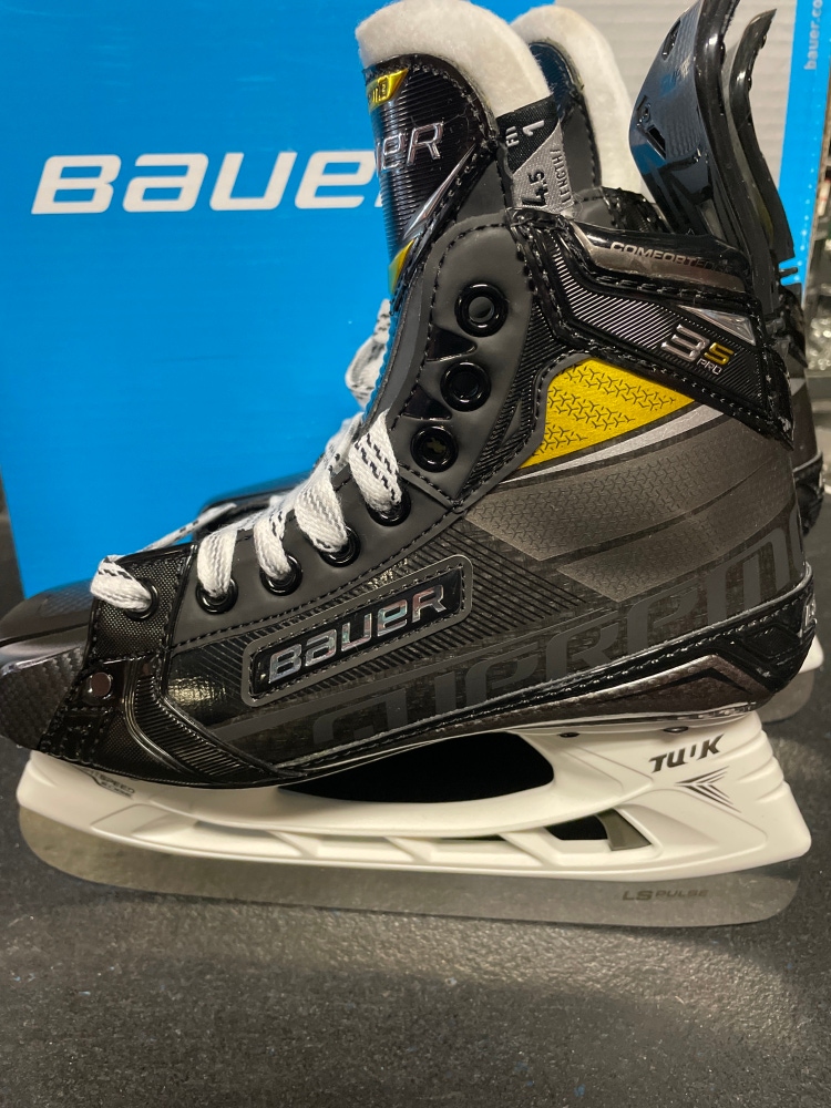 New Bauer Supreme 3S Pro Hockey Skates Sz. 4.5 Fit 1