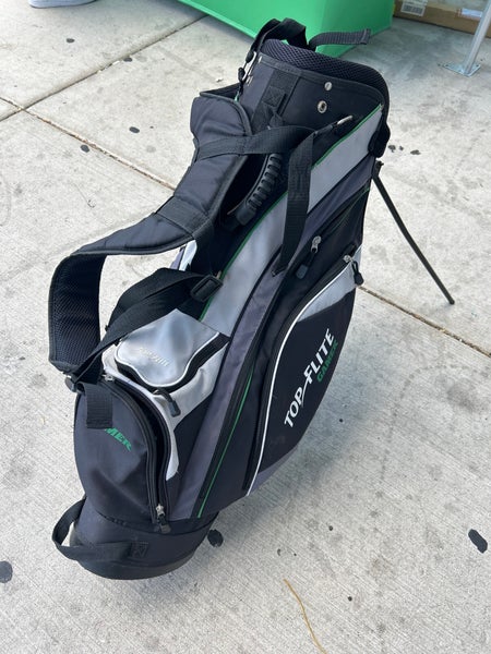 Top Flite Green Gamer X Golf Bag And Clubs READ