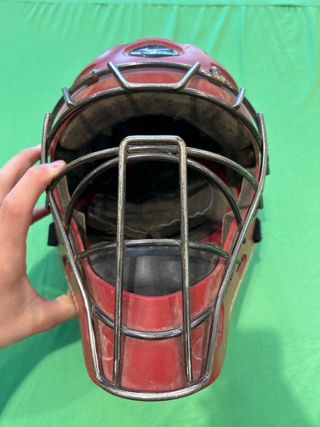 Mizuno Samurai Catcher's Face Mask, Red