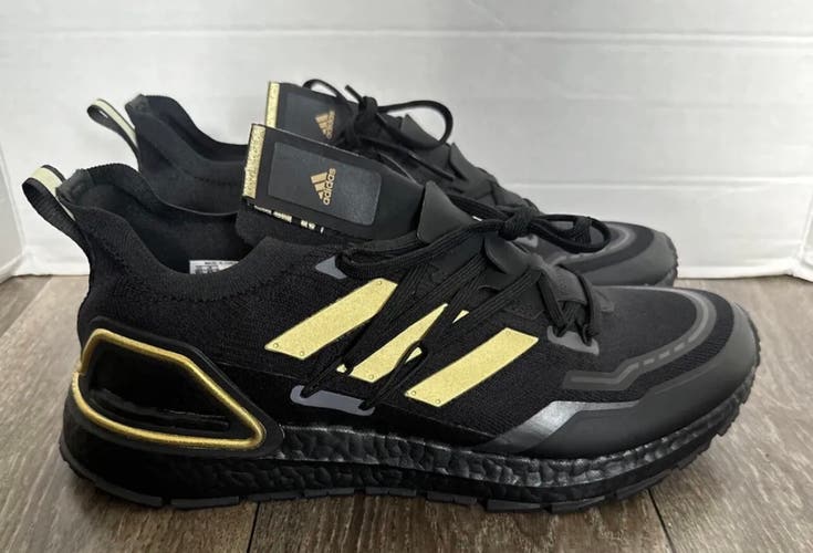 Size 7 Men’s Adidas Ultra Boost 20 LAB Power Black Gold Metallic H03051