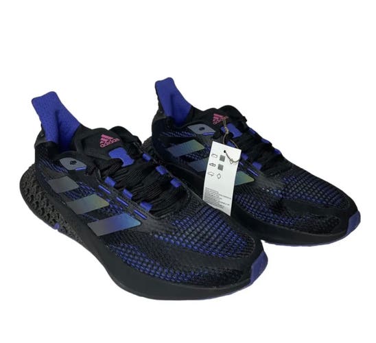 Size 7.5 Men’s Adidas 4DFWD Pulse Athletic Shoes Black Sonic  Reflective Q46452