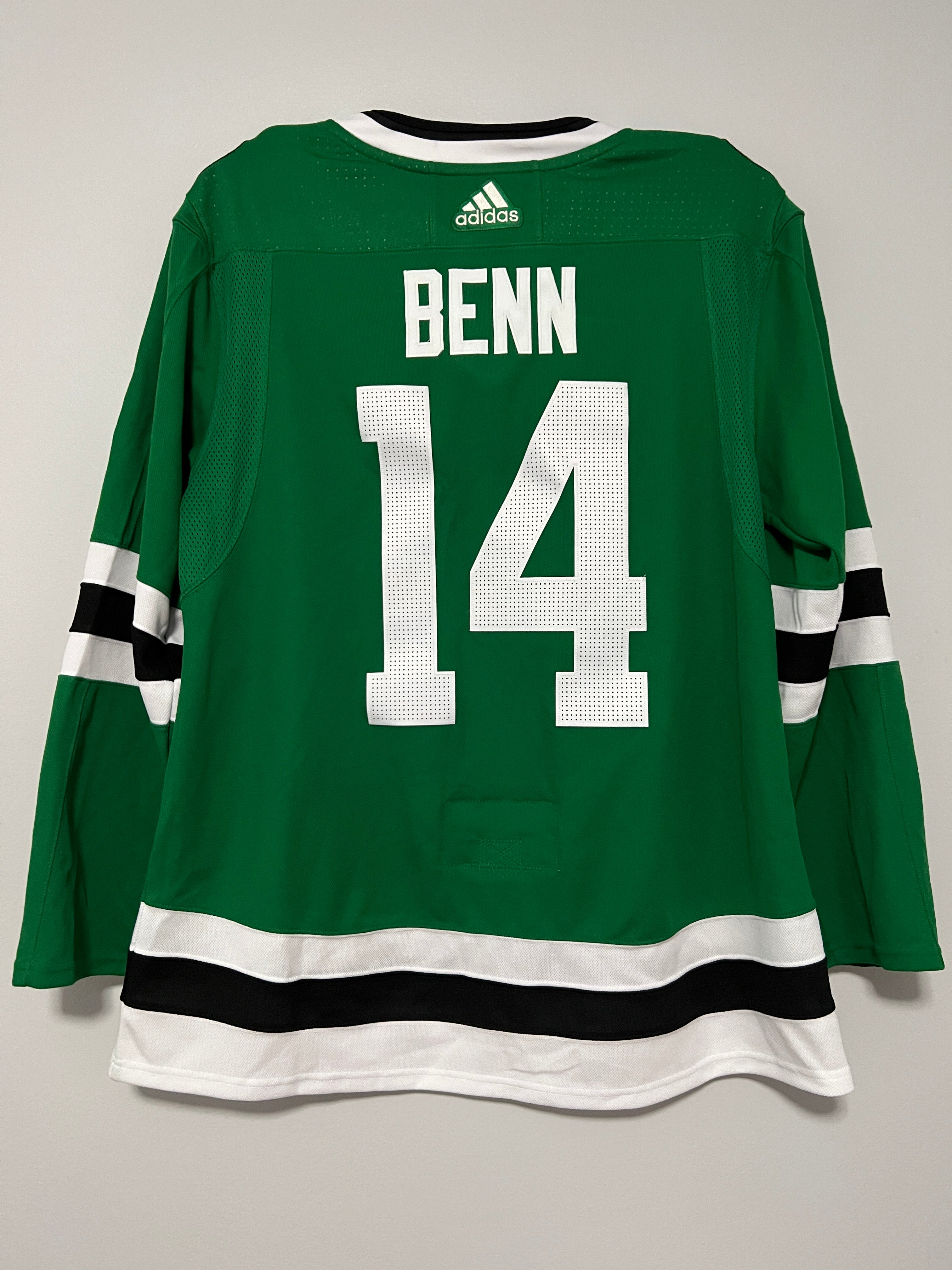 Adidas Jamie Benn Dallas Stars Mens Green Authentic Hockey Jersey