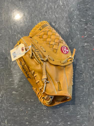 Used Rawlings Left Hand Throw Baseball Glove 34"