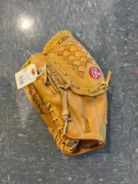 Used Rawlings Left Hand Throw Baseball Glove 34"