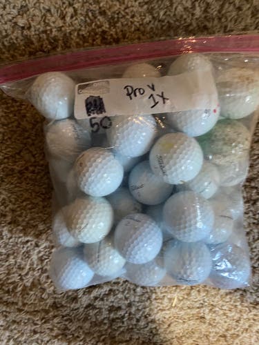 Used Titleist 50 Pack Pro V1x Balls