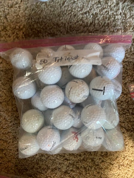 Used Titleist 50 Pack Balls