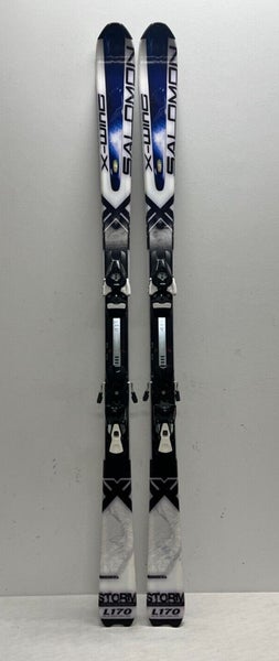 frokost Fremskynde Bestil Salomon X-Wing Storm 170cm 116-70-103.5 Skis Salomon 610 Adjustable  Bindings | SidelineSwap