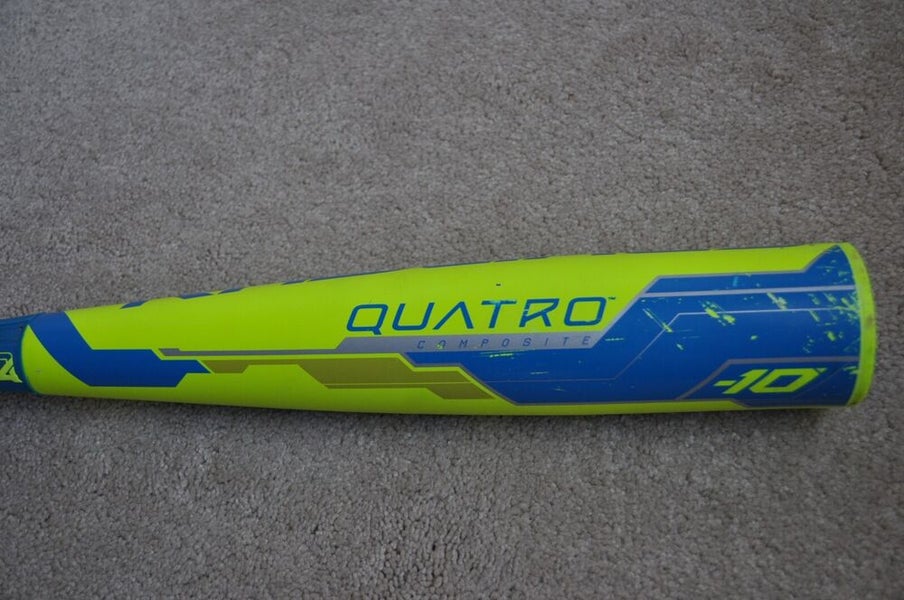 29/19 Rawlings QUATRO US8Q10 (-10) Composite Baseball Bat - USA